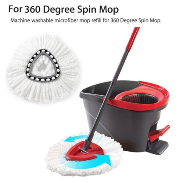 transmissie Diversen Patch 1pcs 360 Spin Mop Easy Clean Mopping Wring Replacement Heads for Vileda O  Cedar Triangle Mophead Keep Room Clean Home Necessary | Wish