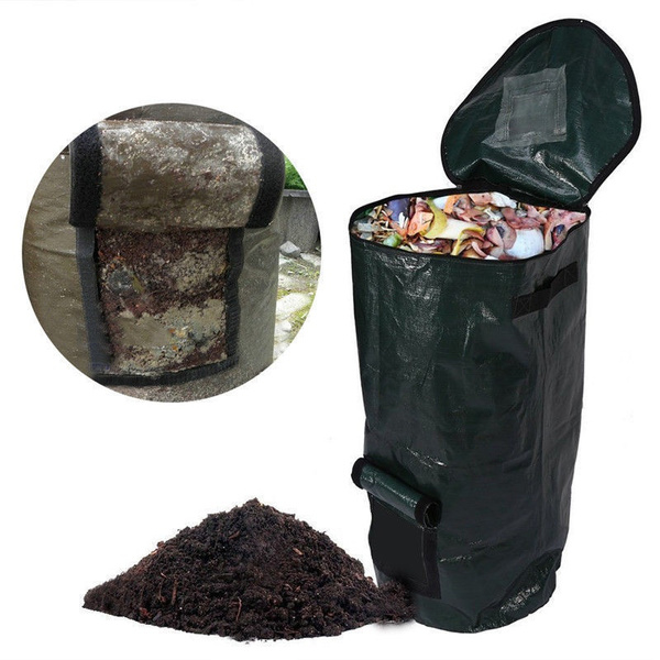 Outdoor Compost Bin Alternative & Compostable Kitchen Waste Organic Compost Bag 
