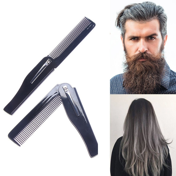 Automatic Folding Spring Comb Mens Womens Beauty Handmade Folding Pocket  Clip Hair Moustache Beard Comb Hair Styling Accessories| AliExpress | 1pc  Folding Spring Comb Mens Womens Beauty Handmade Folding Pocket Clip Hair