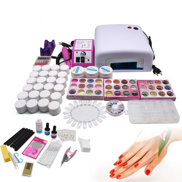 Professional Uv Gel Set Starter Set Nail Studio Set Nail Set For Nail Art Nail Salon Wish