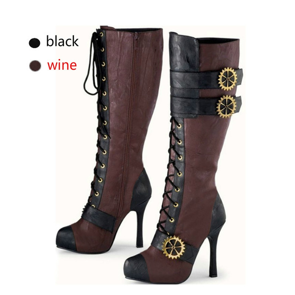 stylish lace up boots