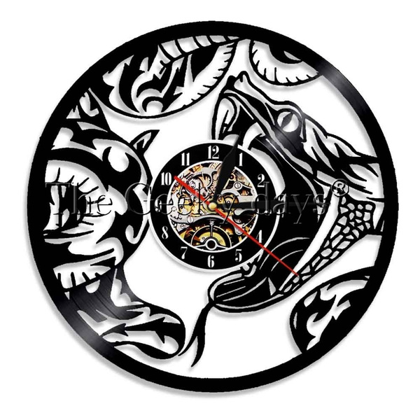 Watt Verzending Berg New 1 Stuk Grillige Reptiel Slang Vinyl Record Wandklok Wildlife Animal Display Moderne Art LP Klok Led-verlichting | Wish Watt Verzending Berg New 1 Stuk Grillige Reptiel Slang Vinyl Record Wandklok Wildlife Animal Display Moderne Art LP Klok Led-verlichting | Wish