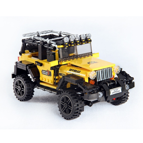 610pcs Offroad Adventure Set Building Blocks Car Series Bricks Toys for ...
