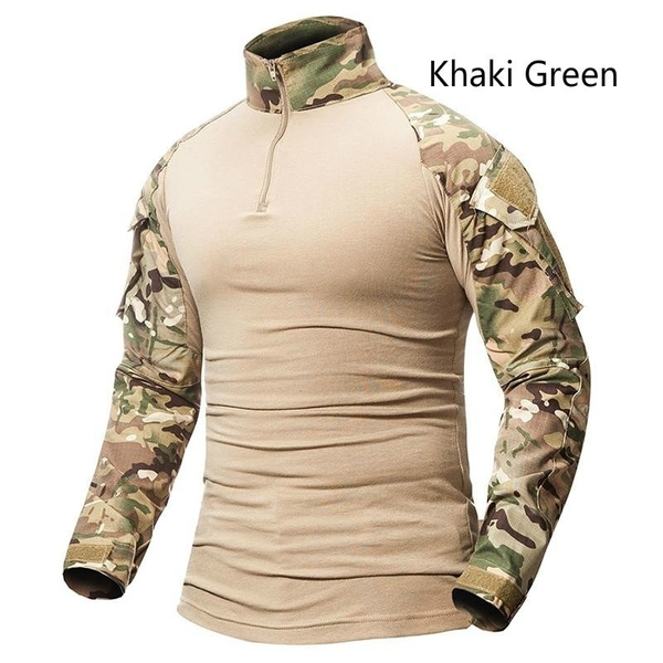 Men's Army Camouflage Tactical T Shirt 