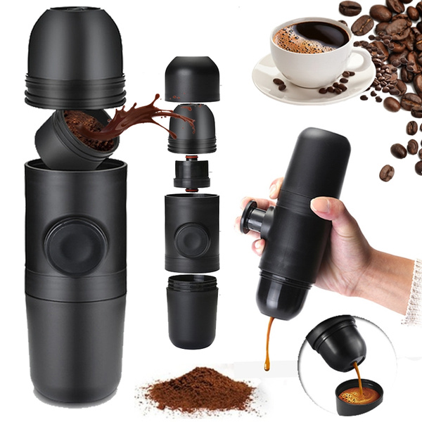 New Hand Press Coffee Maker Espresso Machine Portable Mini