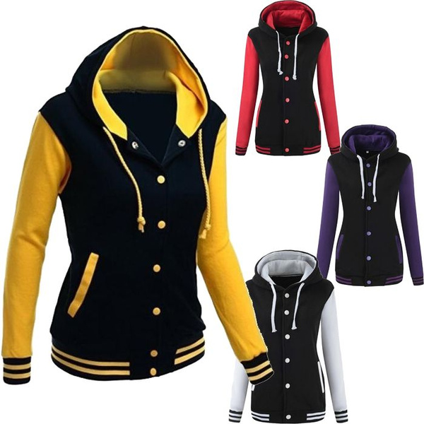 baseball hoodie jacket