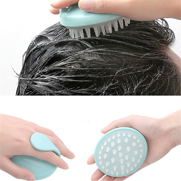 New Electric Hair Comb Waterproof Scalp Massage Hairbrush Vibrating Silicone  Comb Massager Electric Hair Brush | Wish