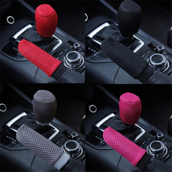Gear Shift Knob Cover Car Universal Handbrake Grip Handle Covers