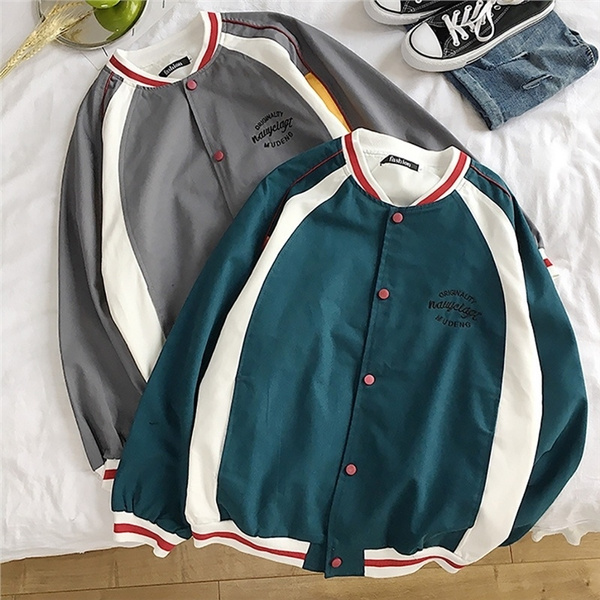 Front Bomber Jacket Baseball Jacket 