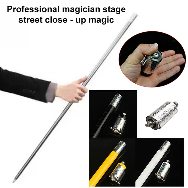 Appearing Cane Close-up Illusion Silk to Wand Magician Tricks Stage Stree 
