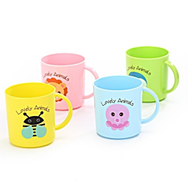 plastic animal cups
