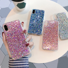 For iPhone 5 5S 6 6S 7 8 Plus X XS Max XR Bling Glitter Sequins Sost Silicone Case for Samsung Galaxy S9 S8 Plus S7 S6 Edge A3 A5 A7 J1 J3 J5 J7 2016 2017 J4 J6 A6 A8 Plus 2018 Note 8 9 Phone Cases