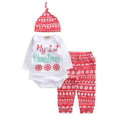 newbornbabyxmascostume, babygirlchristmasclothe, Christmas, Sleeve