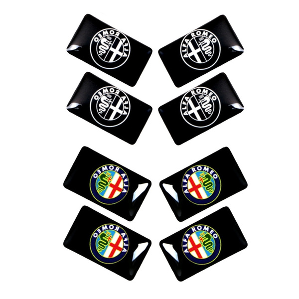 Protections Poignées De Porte Auto – 8 Autocollants Anti-rayures Pour Alfa Romeo 159, 156, Giulietta, Mito, Giulia, Spider, Brera