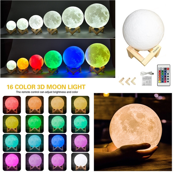 Moon lamp Colorchanging with Remote Control