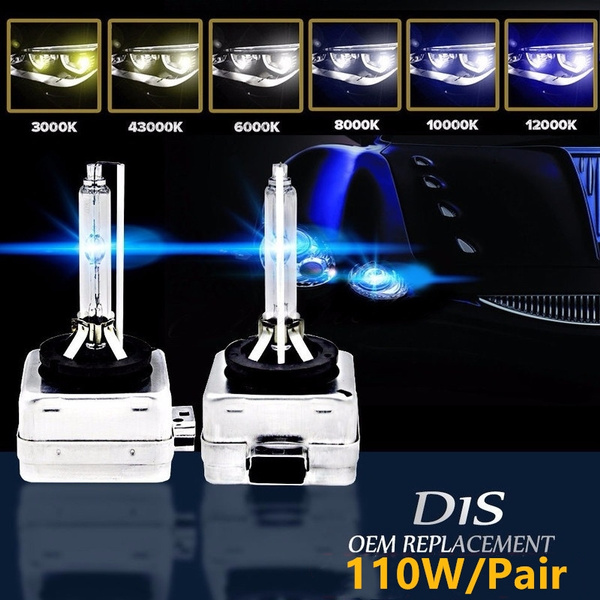 D1S 110W/KIT OEM HID Xenon Headlight Bulbs Lamps 4300k/6000k/8000k