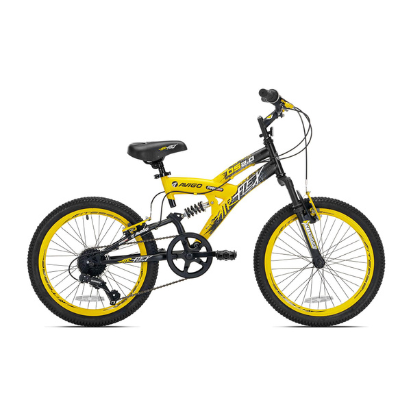 yellow 20 inch bike