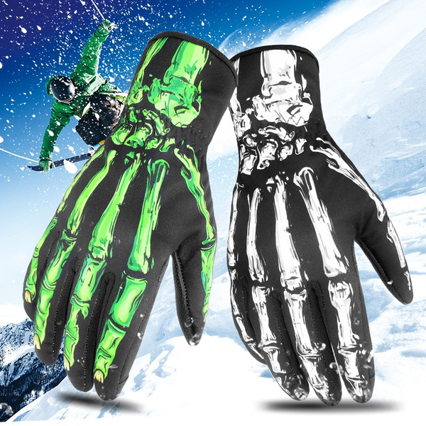 Skeleton store winter gloves