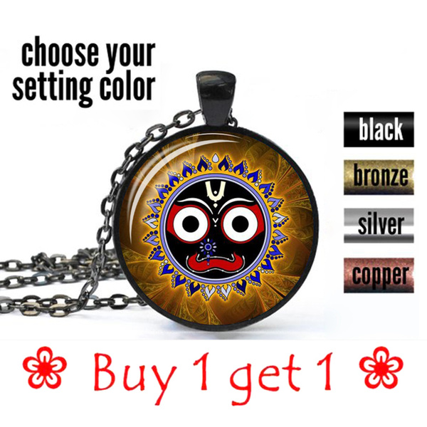Lord Jagannath necklace pendant jewelry 