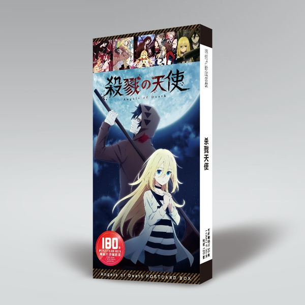 Anime Angels of Death Zack Isaac Foster Ray Rachel Gardner Fanart 180  Postcard Post Cards Sticker Gift Cosplay Artbook Book Set