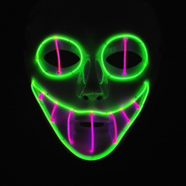 Halloween LED Light Mask The Purge Election Year Great Festival Party Cosplay 