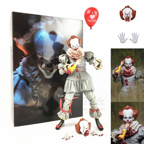 NECA Pennywise Action Figure Stephen King's Iron Horror Toy Doll Christmas  Gift - AliExpress