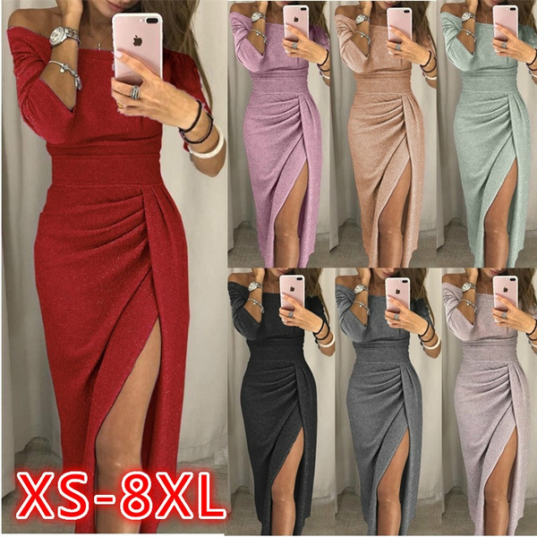 bodycon prom dress long