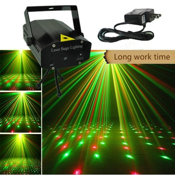 rulle grænse ven Mini Laser Projector Lights DJ Voice-active&Automatic Laser Stage Lighting  Christmas Halloween Party Laser Light Show | Wish