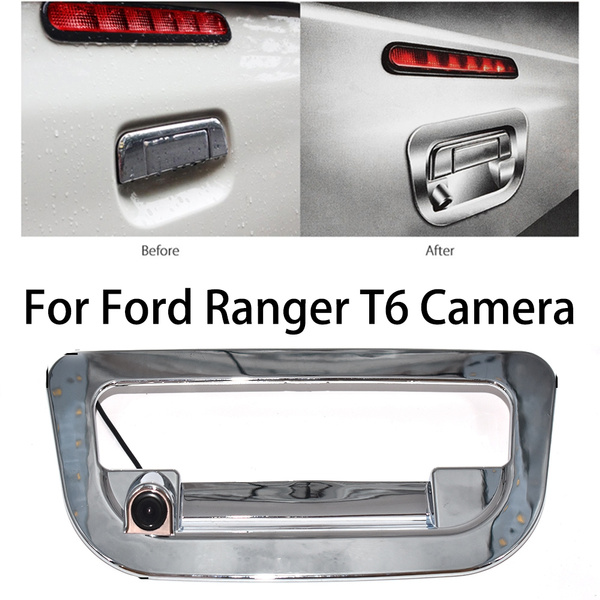Ford Ranger T6 PX Reverse Rear Parking Backup Camera Trunk Handle Cover Truck ET 