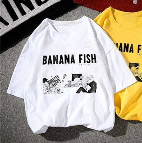 Anime shirt Manga clothing Anime aesthetic kawaii clothing Eiji Okumura Banana Fish Shirt Ash Lynx Manga girl shirt