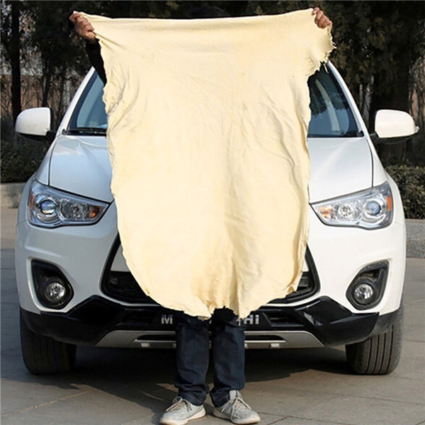 Natural Chamois Leather Drying Towel Cleaning Cloth Absorbent Car Washing towel 