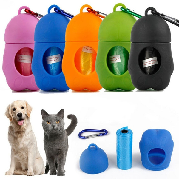 New Portable Dog Poop Bag Dispenser Pouch Puppy Cat Pick Up Bag