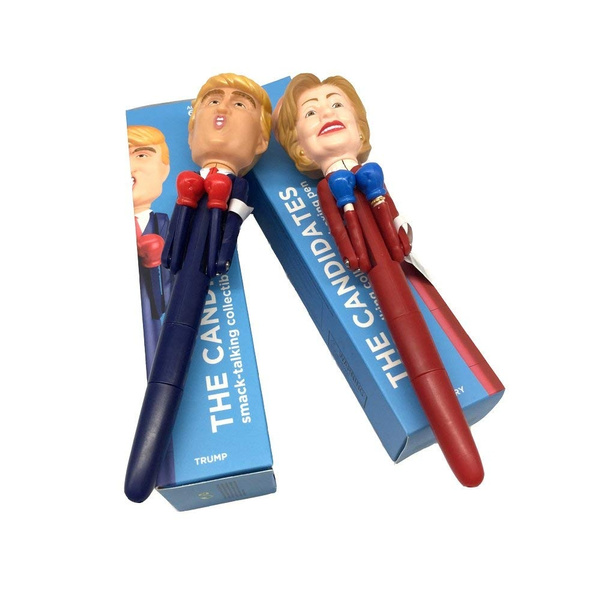 Gag Pen Donald Trump Boxing Pens Hillary Stress Relief Toys Pens 
