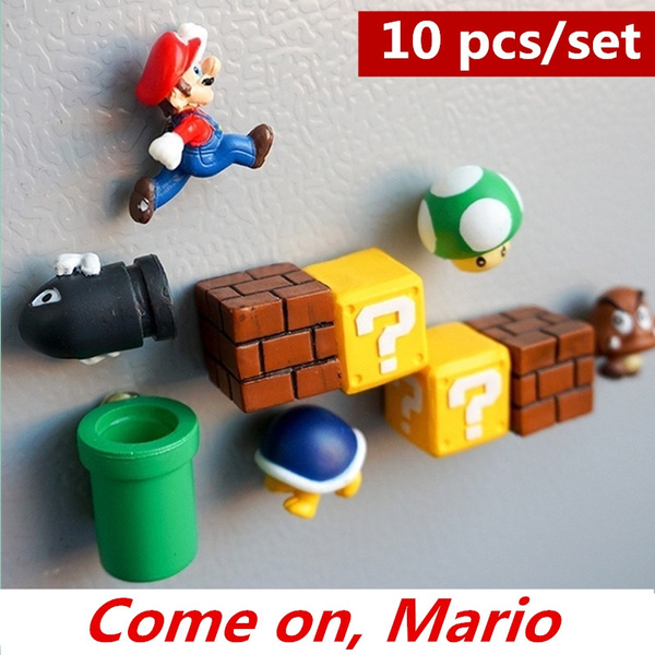 Super Mario Fridge Magnet Set Official Merchandise 