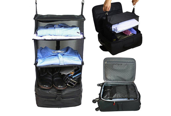 packable shelves suitcase organizer