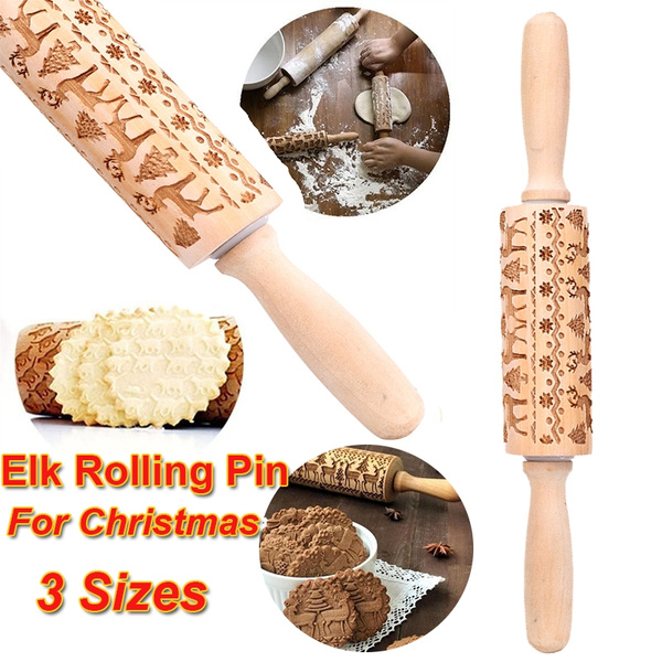 Weihnachten Präge Nudelholz,Teigroller Weihnachten Nudelholz mit Muster Weihnachten 3D Elch Schneeflocke Paisley Ölzweig teigroller Muster für DIY Weihnachten Küche Plätzchen nach dem A Weihnachten Präge Nudelholz,Teigroller Weihnachten Nudelholz mit Muster Weihnachten 3D Elch Schneeflocke Paisley Ölzweig teigroller Muster für DIY Weihnachten Küche Plätzchen nach dem A