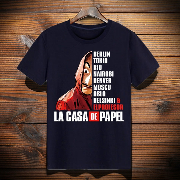 Tee shirt casa del papel new arrivals