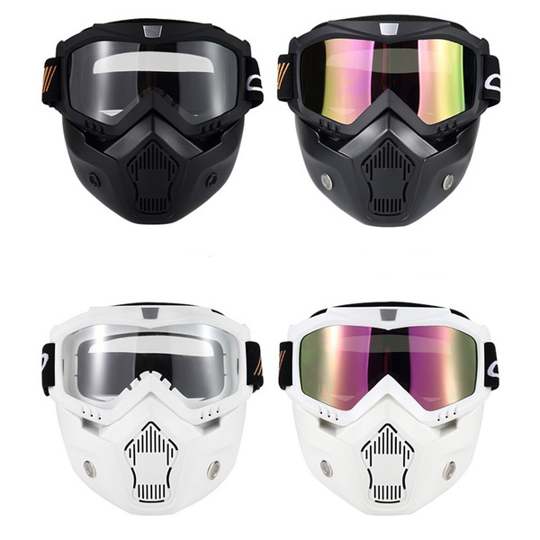 Masque Complet de crâne réglable de Protection Tactique pour Airsoft Paintball Cosplay Costume fête Hockey Halloween Masque