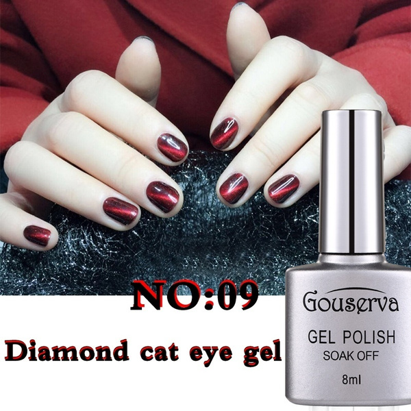 3D Red Magnet Cat Eyes 8ml UV LED Kit New Art Polish Soak Off Lucky Primer Gel  Lacquer Acryl Semi Gel Nail Polish | Wish