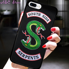 Riverdale South Side Serpents Phone Case Design Riverdale Hard Phone Cover For Iphone 6 6s Plus 7 7 Plus 8 Plus X