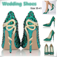 DIAMOND, sexy shoes, greenshoe, wedding shoes