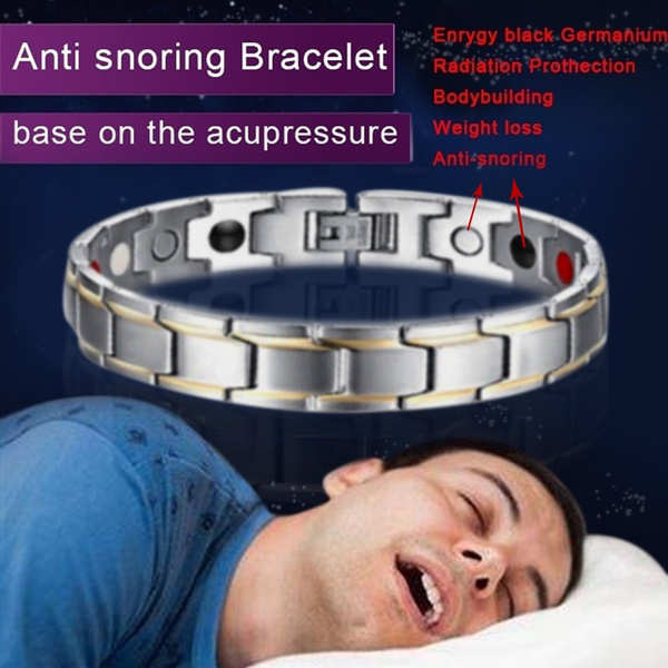 Snore Stopper Anti Snoring Wrist Bracelet Sleeping Aid Biological