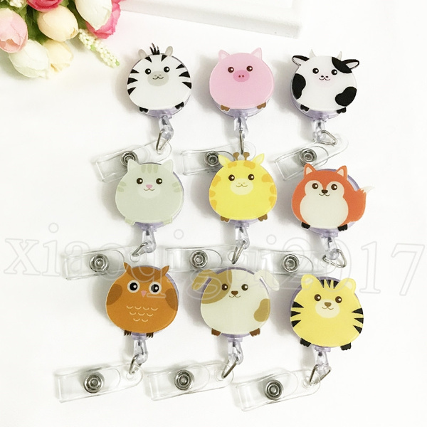Details about BROWN & WHITE CAT Pearl Accents Retractable Reel ID Badge Holder YOU PICK REEL Details about BROWN & WHITE CAT Pearl Accents Retractable Reel ID Badge Holder YOU PICK REEL