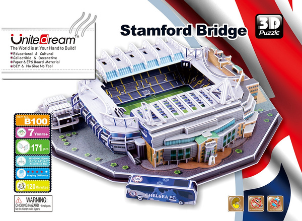 Chelsea FC Stamford Bridge Stade Puzzle 3D cadeau football memorabilia cadeaux 