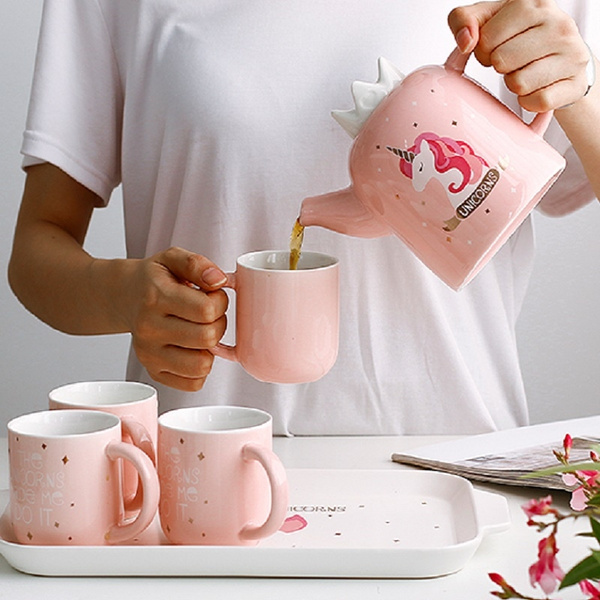 unicorn tea set