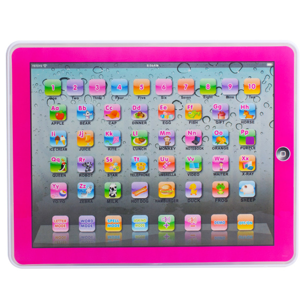 Zippem Kids Pad Toy Pad Computer Tablet Education Learning Education Machine Touch Screen Tab Electronic Systems 