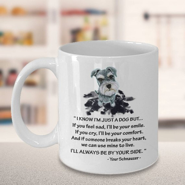 Schnauzer Gift Puppy Tumbler Schnauzer Retro Sunset Funny Dog Mug Schnauzer Gift For Him Dog Gift For Her