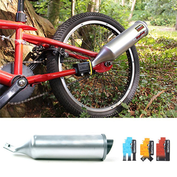 Pedal bike hot sale exhaust