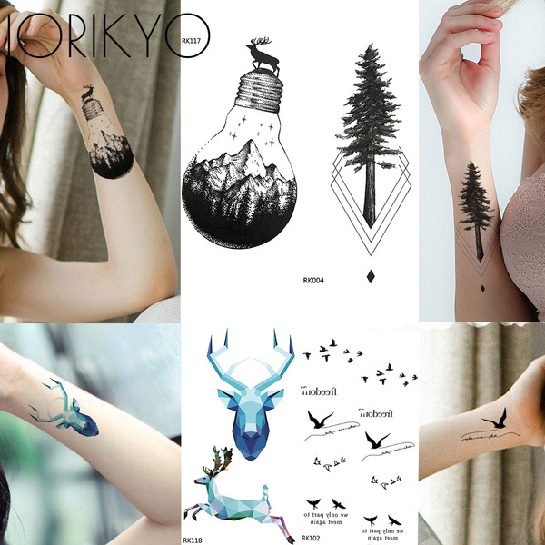 Little Birds Tattoo Stickers Women Arm Art Temporary Tattoo Blub Hill Men Geometric Pine Tree Water Transfer Moose Tatoos Wrist | Wish Little Birds Tattoo Stickers Women Arm Art Temporary Tattoo Blub Hill Men Geometric Pine Tree Water Transfer Moose Tatoos Wrist | Wish