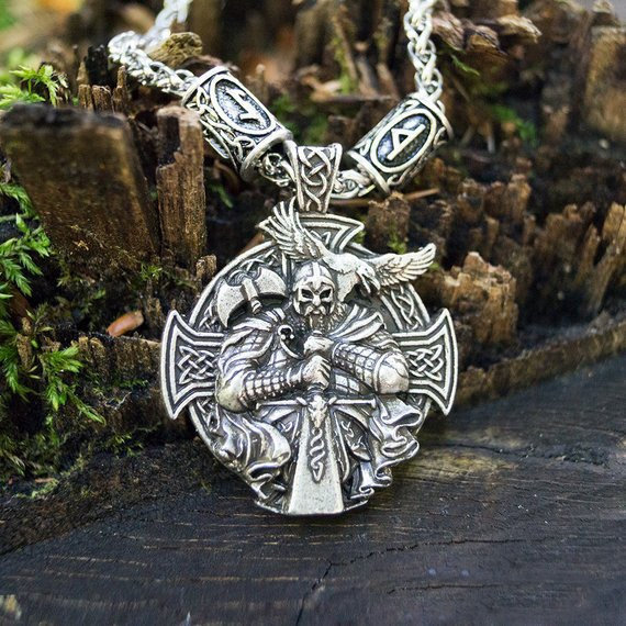 Troll Cross Necklace - Viking - To My ShieldMaiden - I Love You To Vah -  Wrapsify